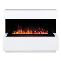 Электрокамин RealFlame Modern CST1000 WT-P511 с очагом 3D Cassette 1000 Black Panel