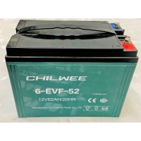 Аккумулятор 12V тяговый 6-EVF-52 GEL CHILWEE 52Ah